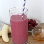 The Perfect Mixed Berry Smoothie - perfect for a after school snack, for breakfast or a way to cool down on a hot day! Check out the full recipe at www.overthebigmoon.com!