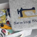 DIY Iron-On Sewing Bins - Love these Fabric Bins for organizing! You could customize them for anything and this tutorial for custom iron-ons is awesome! From www.overthebigmoon.com!