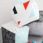 Tutorial to learn How to Sew Baby Soft Blocks - such a great beginning sewing project! From www.overthebigmoon.com!