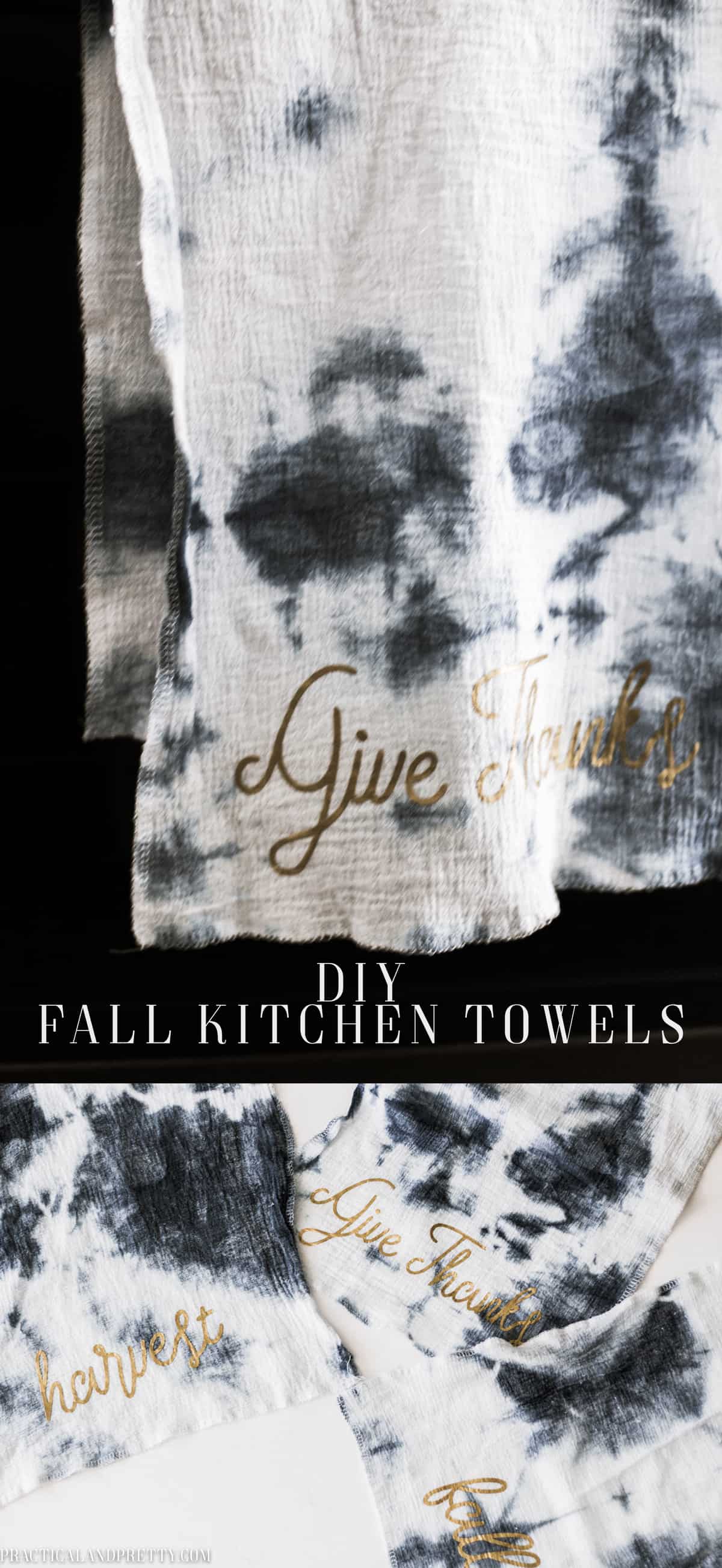 This fall hand towel DIY is a perfect way to get excited for this coming fall season! They will even look beautiful all year round.