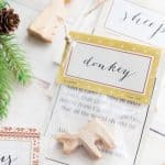 Christmas Countdown with Nativity emphasis - printable bag toppers and scriptures! From overthebigmoon.com!