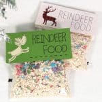 Reindeer Food - this magical mixture if the perfect gift to put out for Santa's Reindeer on Christmas Eve! Recipe and bag toppers - from overthebigmoon.com!