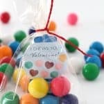 Gumball Valentine's Day Box and Valentine's from overthebigmoon.com!