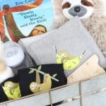 DIY Sloth Baby Gift Basket - such an adorable theme and so easy to customize! From overthebigmoon.com!