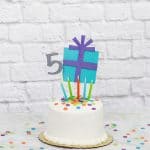 Chipboard Cake Topper | Over the Big Moon