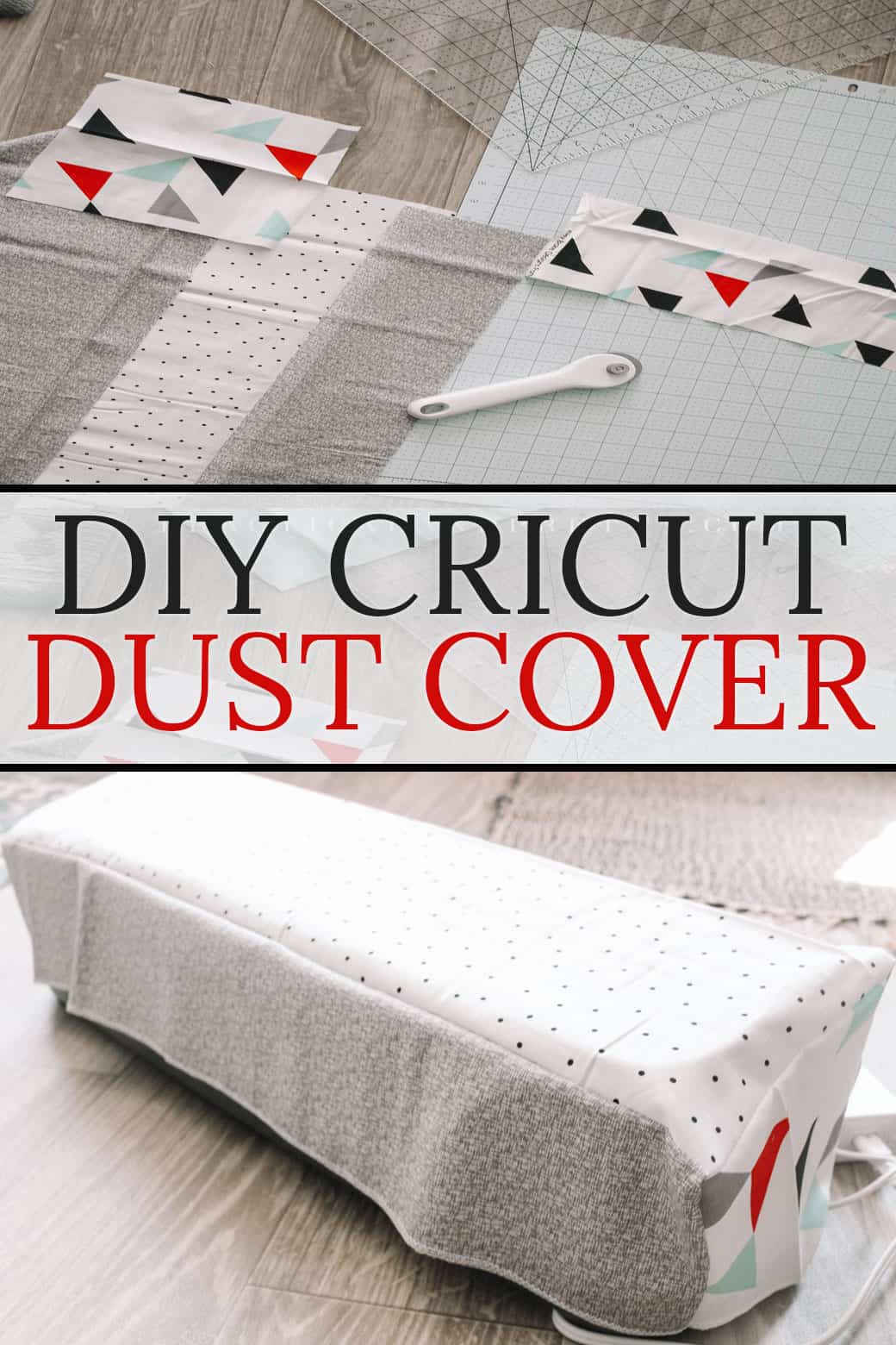 DIY Cricut Dust Cover Over the Big Moon