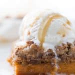 Easy Pumpkin Dump Cake - the perfect Fall Dessert! From overthebigmoon.com!