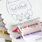 Kids Crayon Holder made with the Cricut - perfect for Valentine's! From overthebigmoon.com!