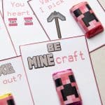 Printable Minecraft Printables that are PINK! They pair perfect with our Green Printable Minecraft Valentine's! From overthebigmoon.com!