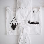 These minimalist earth day tee shirts are perfect for any volunteer group or nature lover whether you're celebrating for Earth Day or just want a new hiking tee!