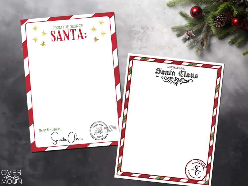 Letter from Santa Free Printable | Over the Big Moon
