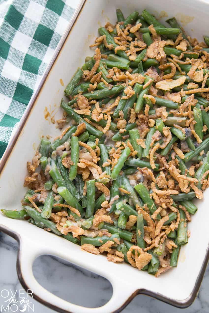 Camping Crockpot Green Bean Casserole