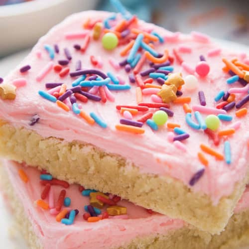 Recipe for Sugar Cookie Bars - Over The Big Moon